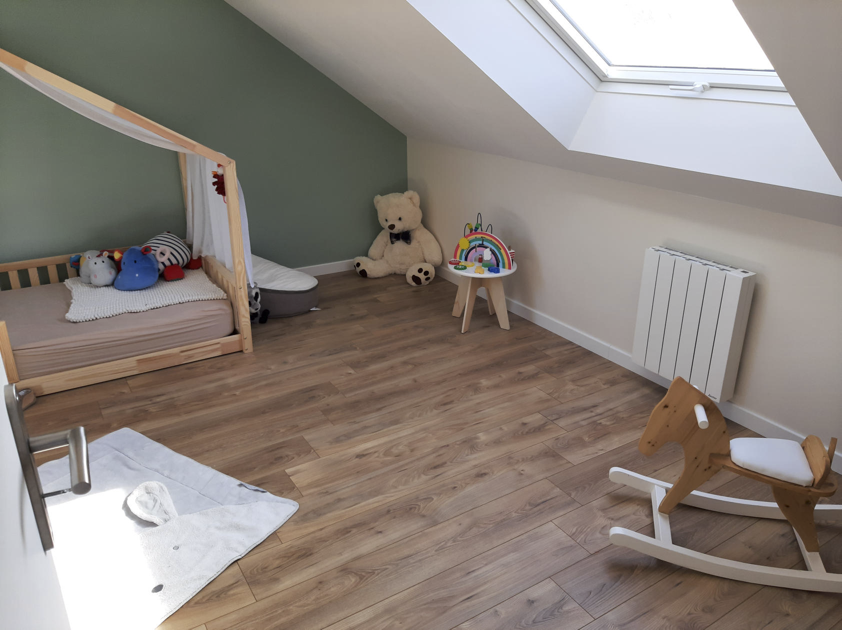 Chambre enfant aménagée combles Le Perray-en-Yvelines 78