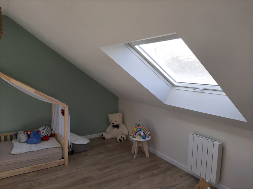 Combles transformés en chambre enfant Le Perray-en-Yvelines 78